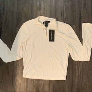 Super cute white long sleeve.